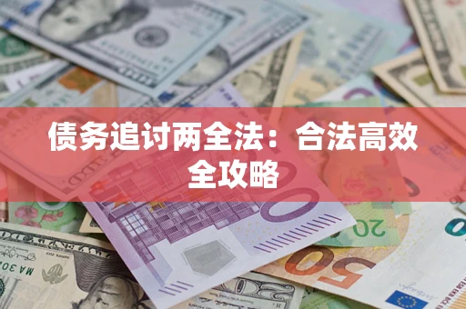 武汉债务追讨两全法：合法高效全攻略