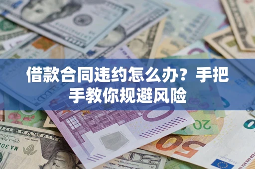 武汉借款合同违约怎么办？手把手教你规避风险