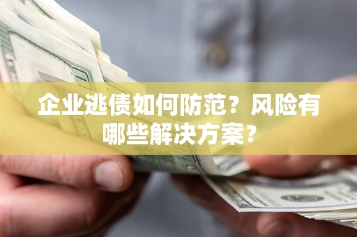 武汉企业逃债如何防范？风险有哪些解决方案？