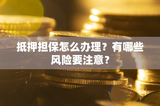 武汉抵押担保怎么办理？有哪些风险要注意？