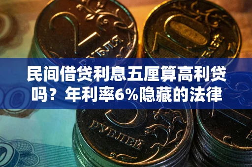 武汉民间借贷利息五厘算高利贷吗？年利率6%隐藏的法律风险全解析